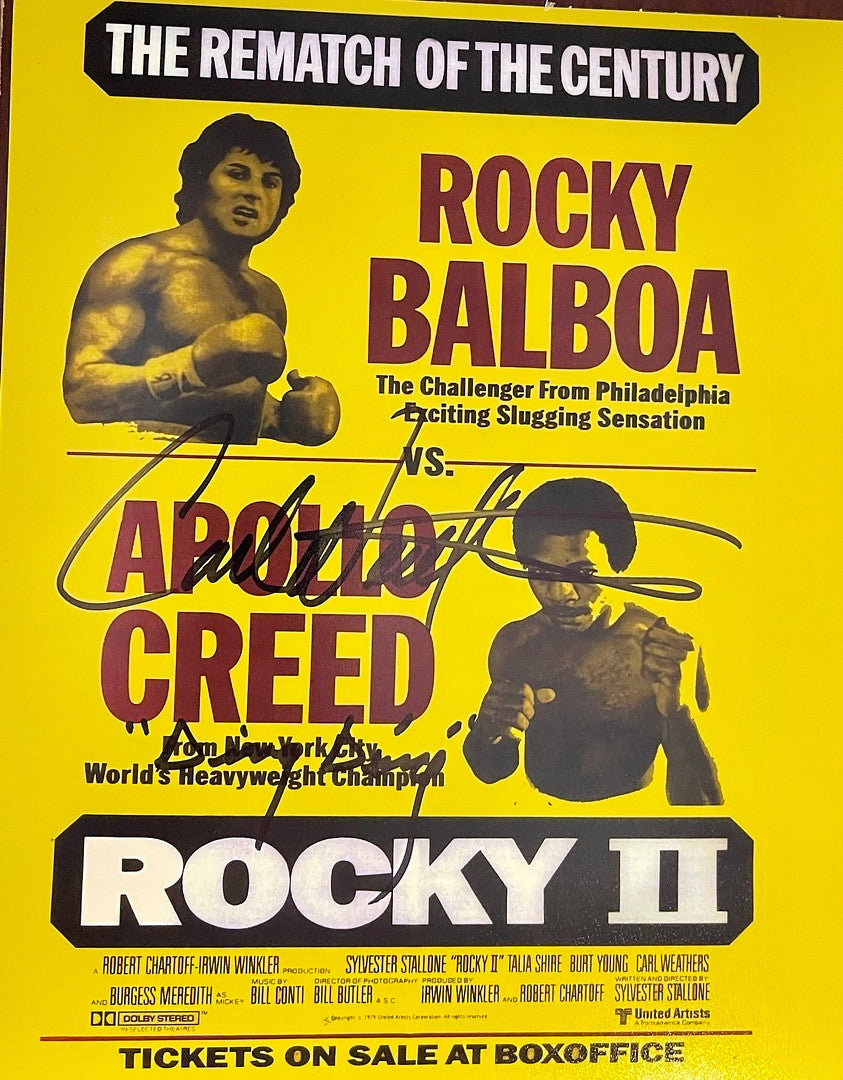 Carl Weathers (Rocky) signed 8x10 w/quote - Beckett COA
